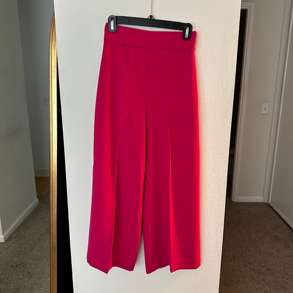 Zara Fushia Culottes Highwaisted Pants XS - Picture 4 of 4